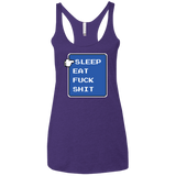 T-Shirts Purple / X-Small RPG LIFE Women's Triblend Racerback Tank