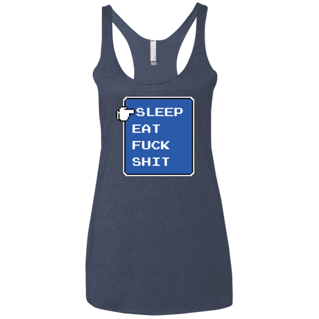 T-Shirts Vintage Navy / X-Small RPG LIFE Women's Triblend Racerback Tank