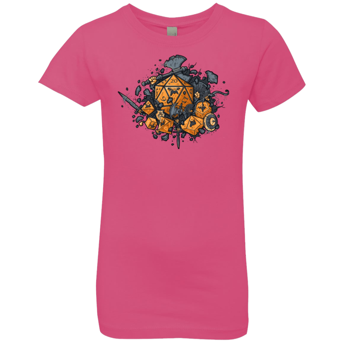T-Shirts Hot Pink / YXS RPG UNITED Girls Premium T-Shirt