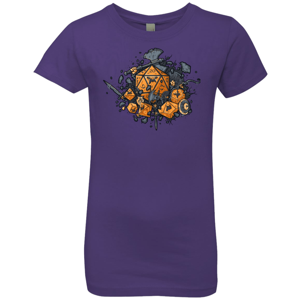 T-Shirts Purple Rush / YXS RPG UNITED Girls Premium T-Shirt