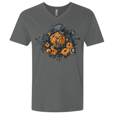 T-Shirts Heavy Metal / X-Small RPG UNITED Men's Premium V-Neck