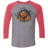 T-Shirts Premium Heather/ Vintage Red / X-Small RPG UNITED Men's Triblend 3/4 Sleeve