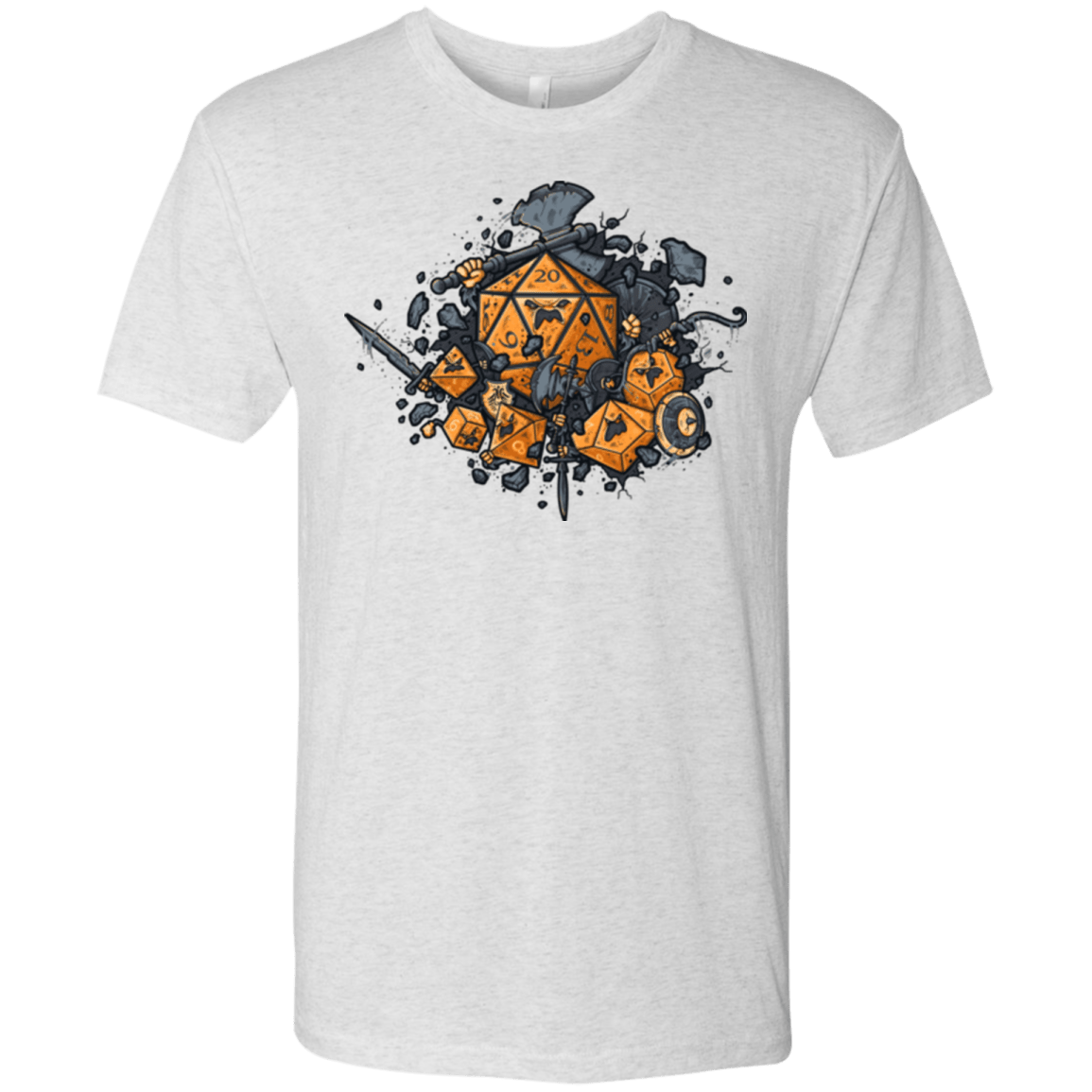 T-Shirts Heather White / Small RPG UNITED Men's Triblend T-Shirt