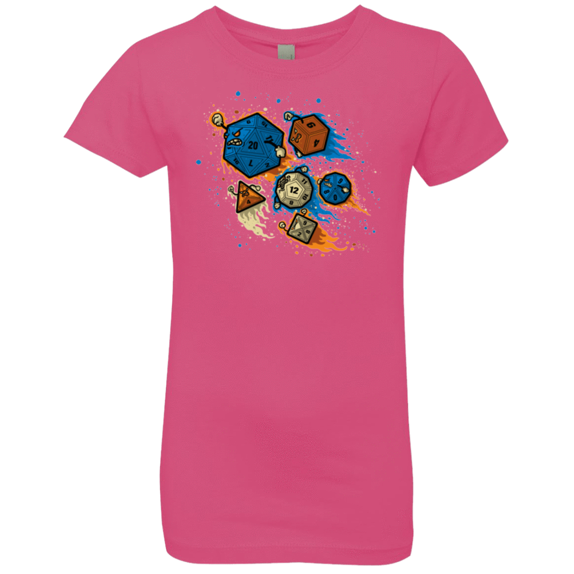 T-Shirts Hot Pink / YXS RPG UNITED REMIX Girls Premium T-Shirt