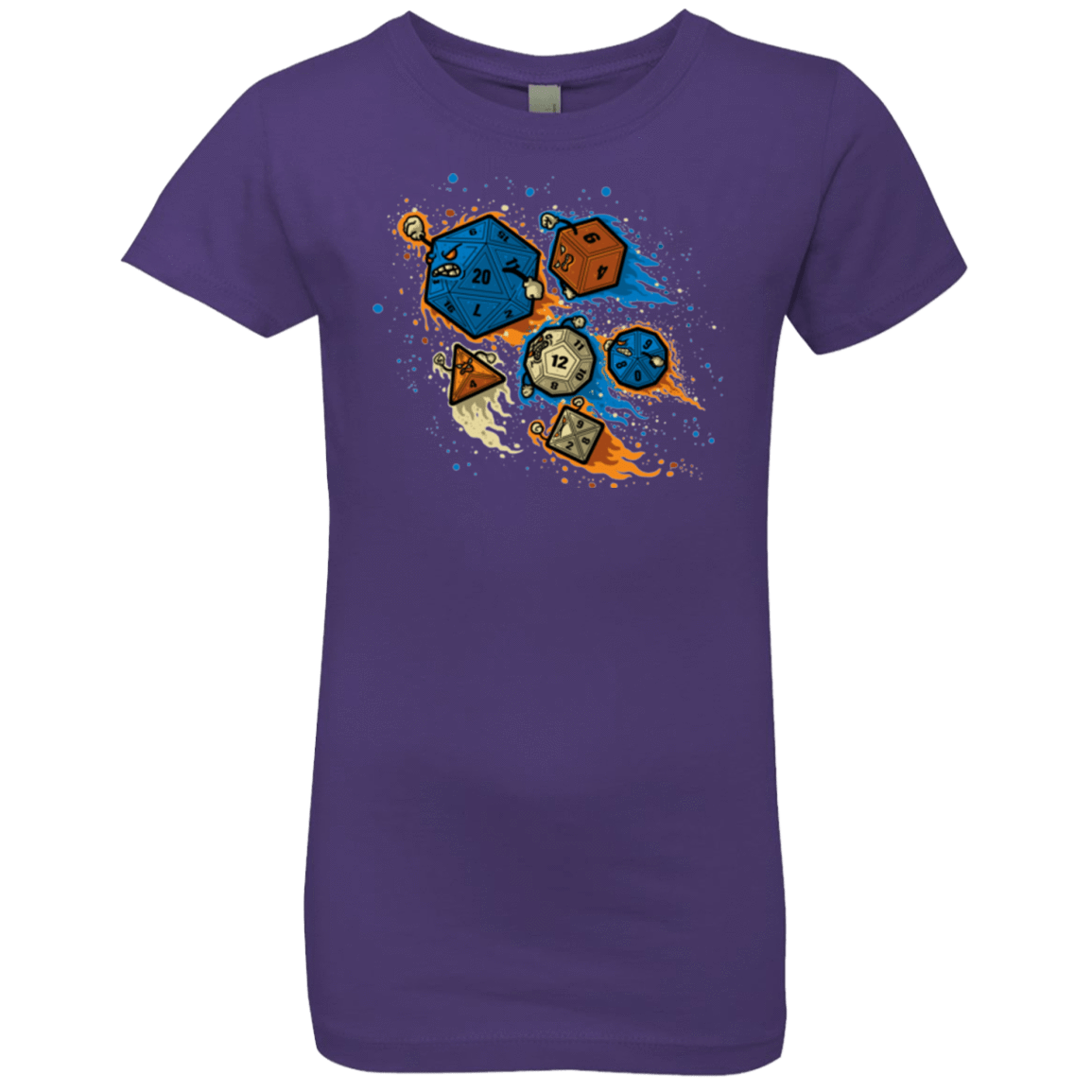 T-Shirts Purple Rush / YXS RPG UNITED REMIX Girls Premium T-Shirt