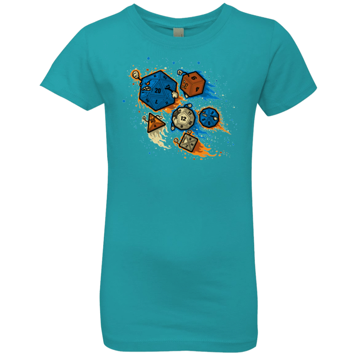 T-Shirts Tahiti Blue / YXS RPG UNITED REMIX Girls Premium T-Shirt