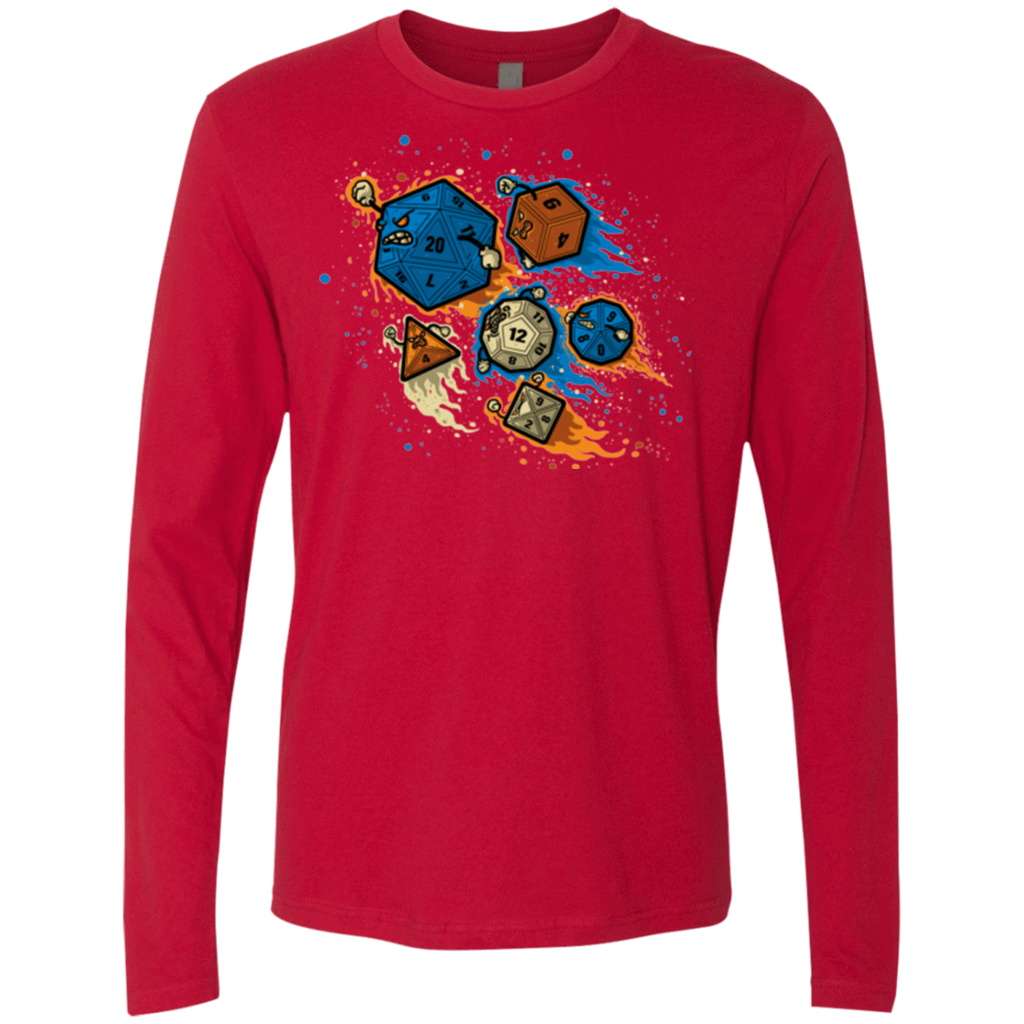 T-Shirts Red / Small RPG UNITED REMIX Men's Premium Long Sleeve
