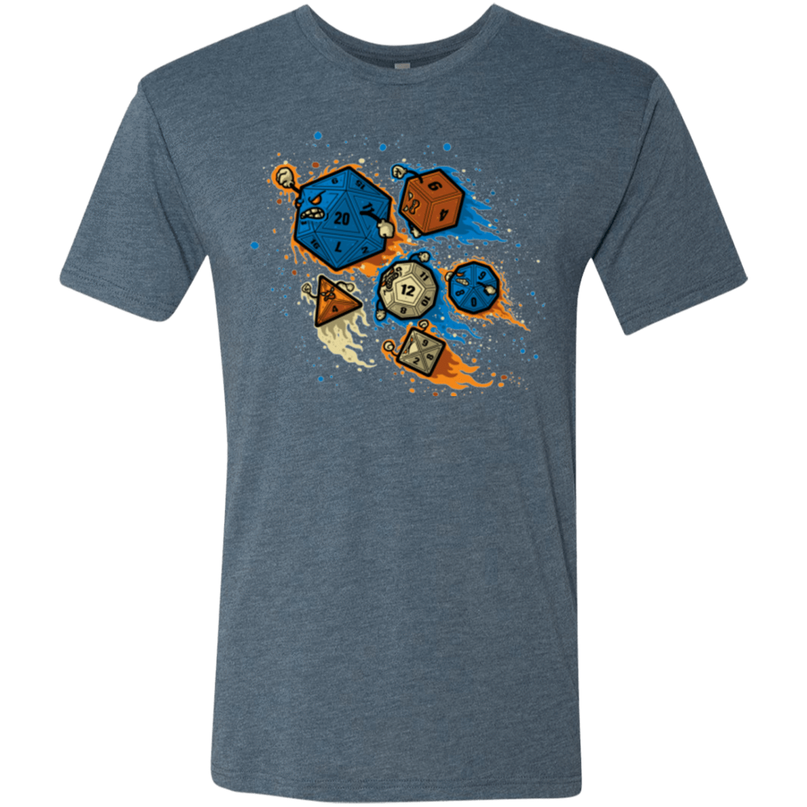 T-Shirts Indigo / Small RPG UNITED REMIX Men's Triblend T-Shirt