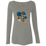 T-Shirts Venetian Grey / Small RPG UNITED REMIX Women's Triblend Long Sleeve Shirt