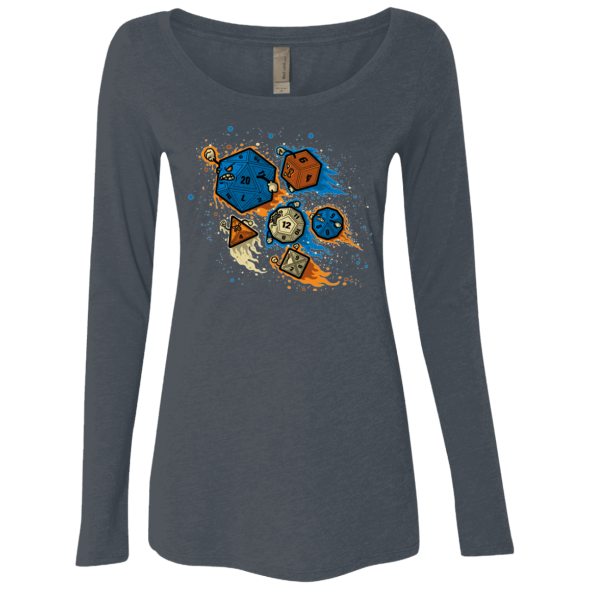 T-Shirts Vintage Navy / Small RPG UNITED REMIX Women's Triblend Long Sleeve Shirt