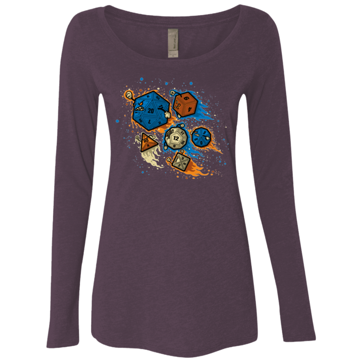 T-Shirts Vintage Purple / Small RPG UNITED REMIX Women's Triblend Long Sleeve Shirt