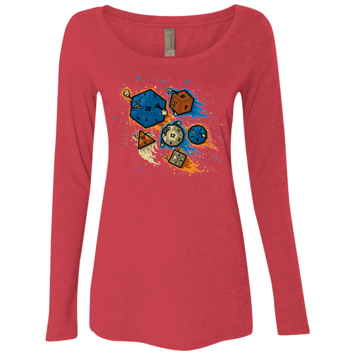 T-Shirts Vintage Red / Small RPG UNITED REMIX Women's Triblend Long Sleeve Shirt