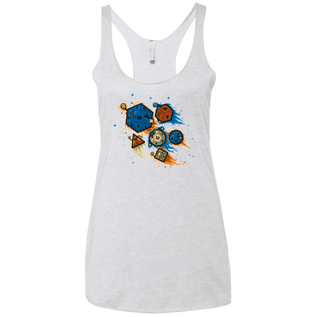 T-Shirts Heather White / X-Small RPG UNITED REMIX Women's Triblend Racerback Tank