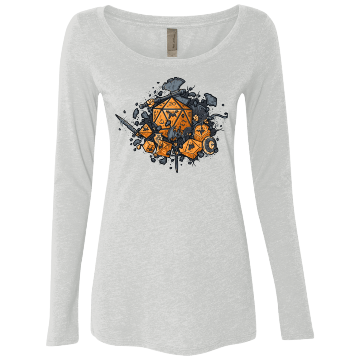 T-Shirts Heather White / Small RPG UNITED Women's Triblend Long Sleeve Shirt