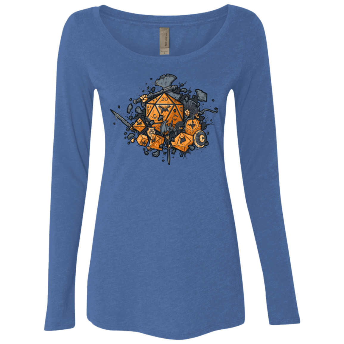 T-Shirts Vintage Royal / Small RPG UNITED Women's Triblend Long Sleeve Shirt