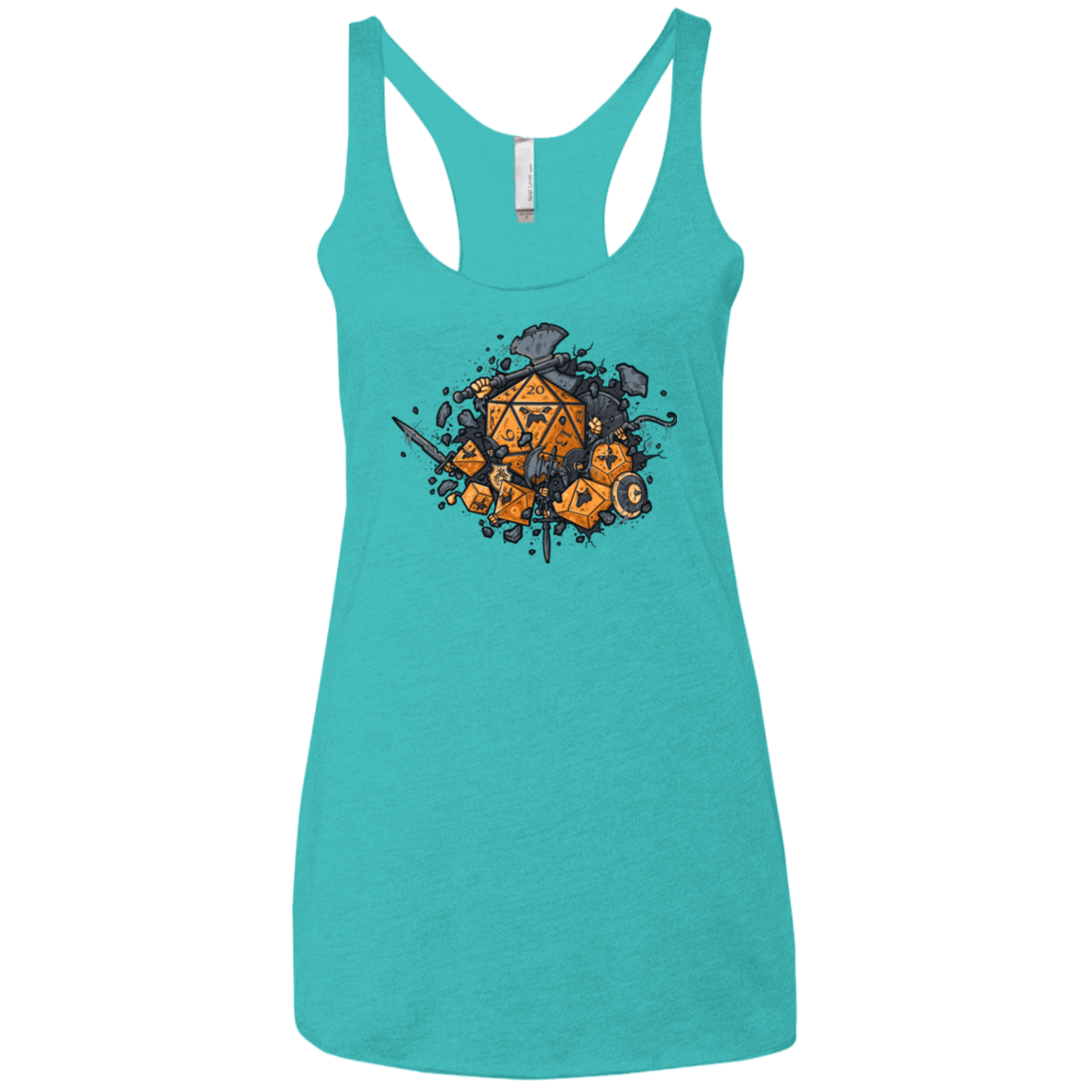 T-Shirts Tahiti Blue / X-Small RPG UNITED Women's Triblend Racerback Tank