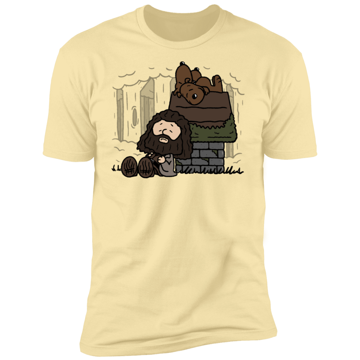 T-Shirts Banana Cream / S Rubeus Brown Men's Premium T-Shirt