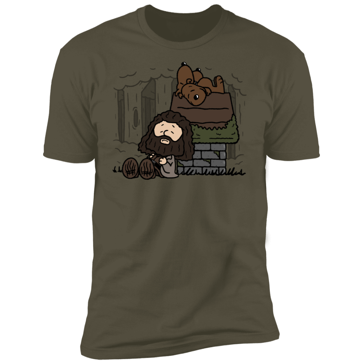 T-Shirts Military Green / S Rubeus Brown Men's Premium T-Shirt