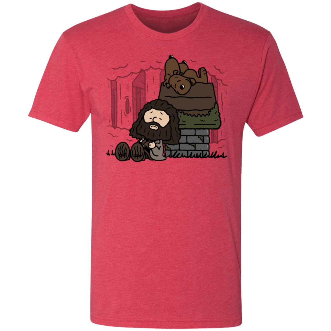 T-Shirts Vintage Red / S Rubeus Brown Men's Triblend T-Shirt