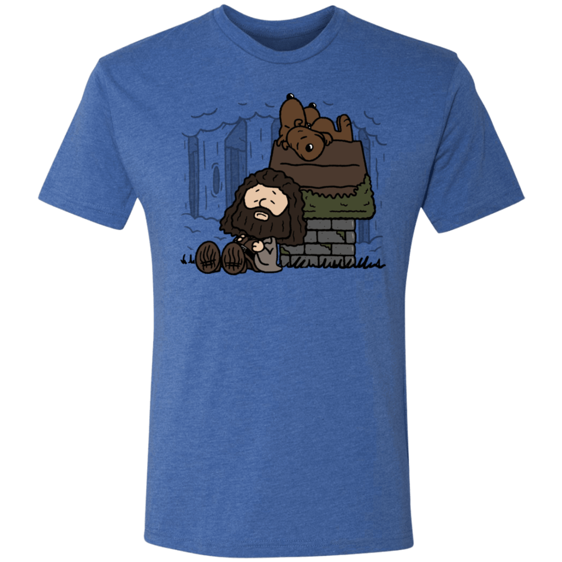 T-Shirts Vintage Royal / S Rubeus Brown Men's Triblend T-Shirt