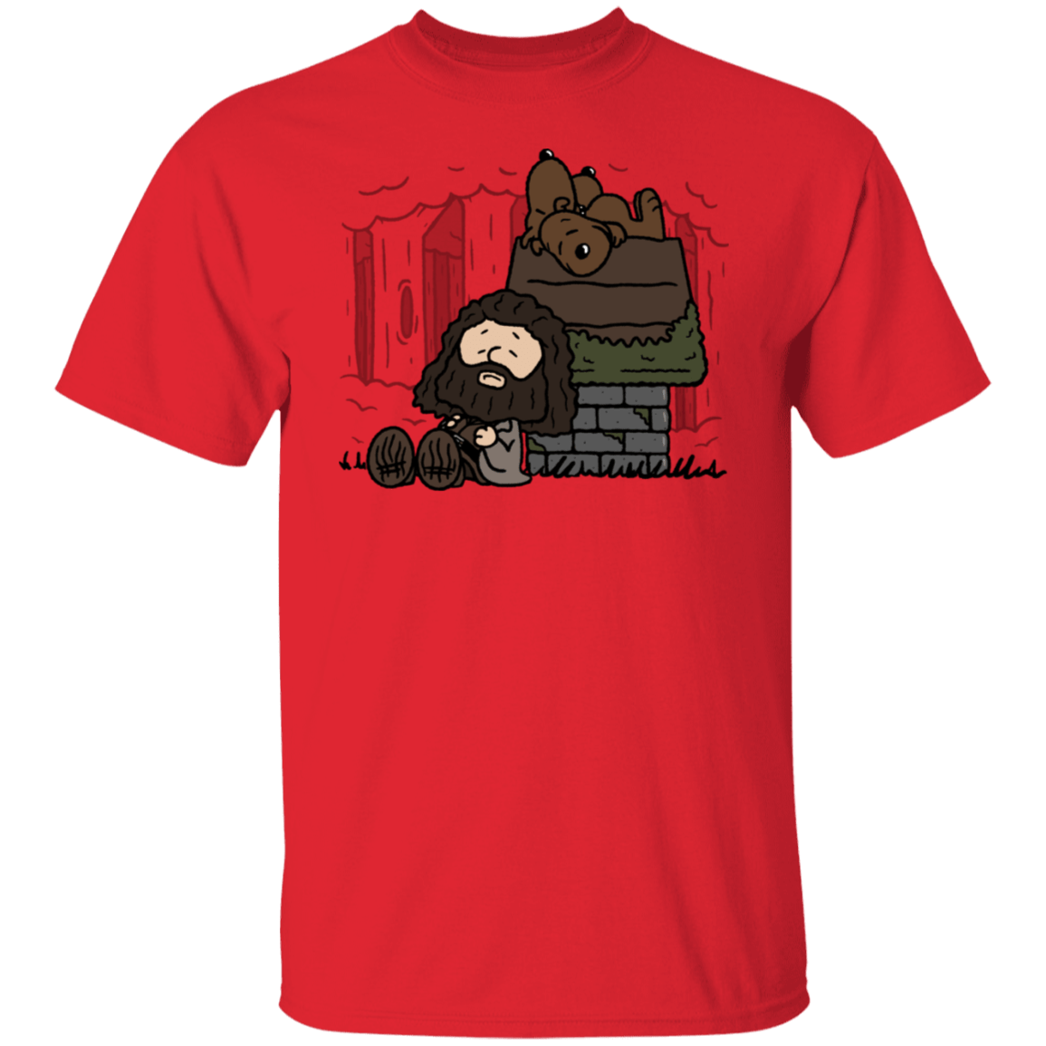 T-Shirts Red / S Rubeus Brown T-Shirt