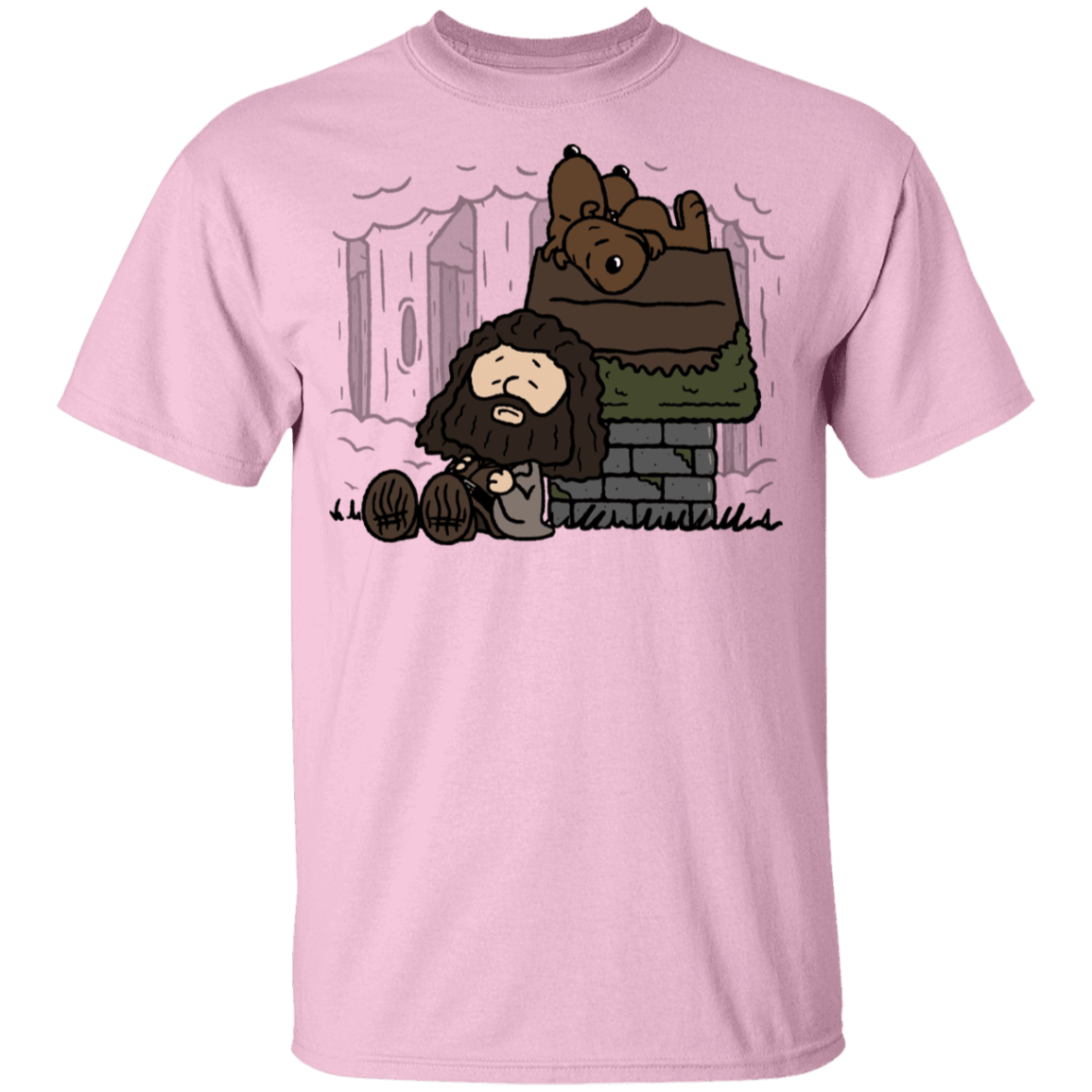 T-Shirts Light Pink / YXS Rubeus Brown Youth T-Shirt