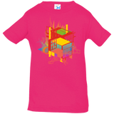 T-Shirts Hot Pink / 6 Months Rubik's Building Infant Premium T-Shirt