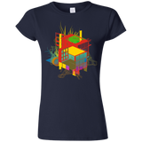 T-Shirts Navy / S Rubik's Building Junior Slimmer-Fit T-Shirt