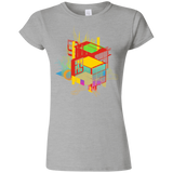 T-Shirts Sport Grey / S Rubik's Building Junior Slimmer-Fit T-Shirt