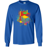 T-Shirts Royal / S Rubik's Building Men's Long Sleeve T-Shirt