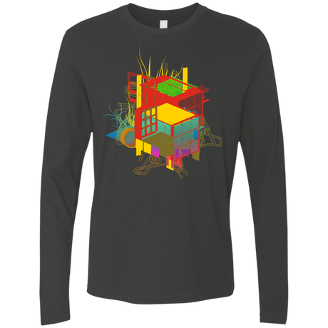 T-Shirts Heavy Metal / S Rubik's Building Men's Premium Long Sleeve