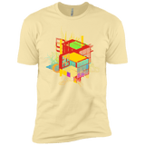 T-Shirts Banana Cream / X-Small Rubik's Building Men's Premium T-Shirt