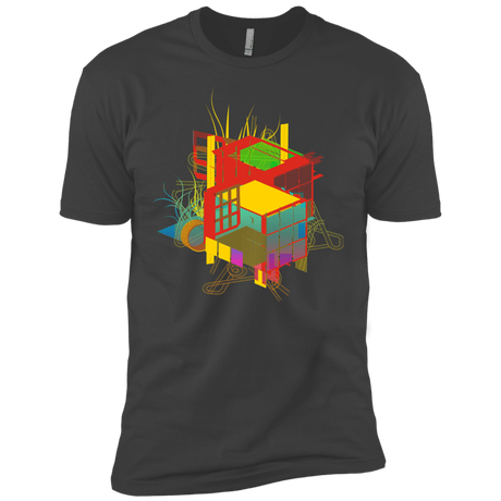 T-Shirts Heavy Metal / X-Small Rubik's Building Men's Premium T-Shirt