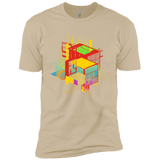 T-Shirts Sand / X-Small Rubik's Building Men's Premium T-Shirt