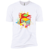 T-Shirts White / X-Small Rubik's Building Men's Premium T-Shirt