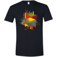 T-Shirts Black / X-Small Rubik's Building Men's Semi-Fitted Softstyle