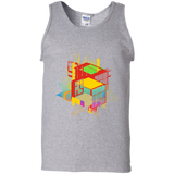 T-Shirts Sport Grey / S Rubik's Building Men's Tank Top