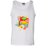 T-Shirts White / S Rubik's Building Men's Tank Top