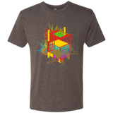 T-Shirts Macchiato / S Rubik's Building Men's Triblend T-Shirt