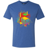 T-Shirts Vintage Royal / S Rubik's Building Men's Triblend T-Shirt