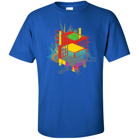 T-Shirts Royal / XLT Rubik's Building Tall T-Shirt