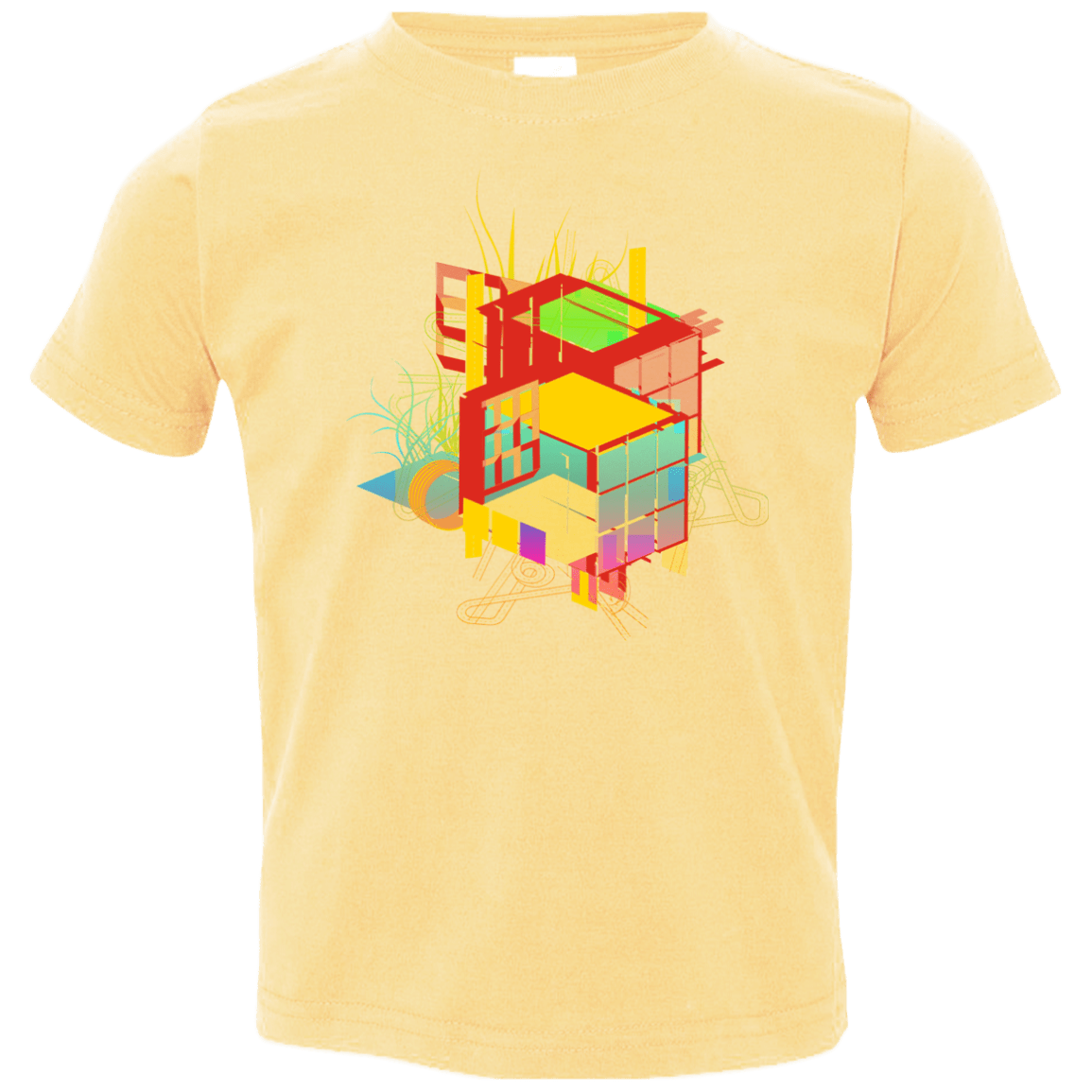 T-Shirts Butter / 2T Rubik's Building Toddler Premium T-Shirt