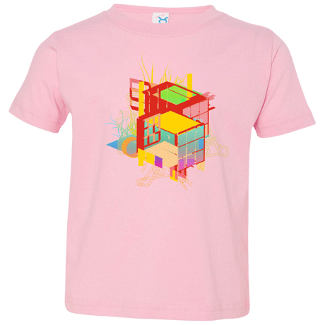 T-Shirts Pink / 2T Rubik's Building Toddler Premium T-Shirt