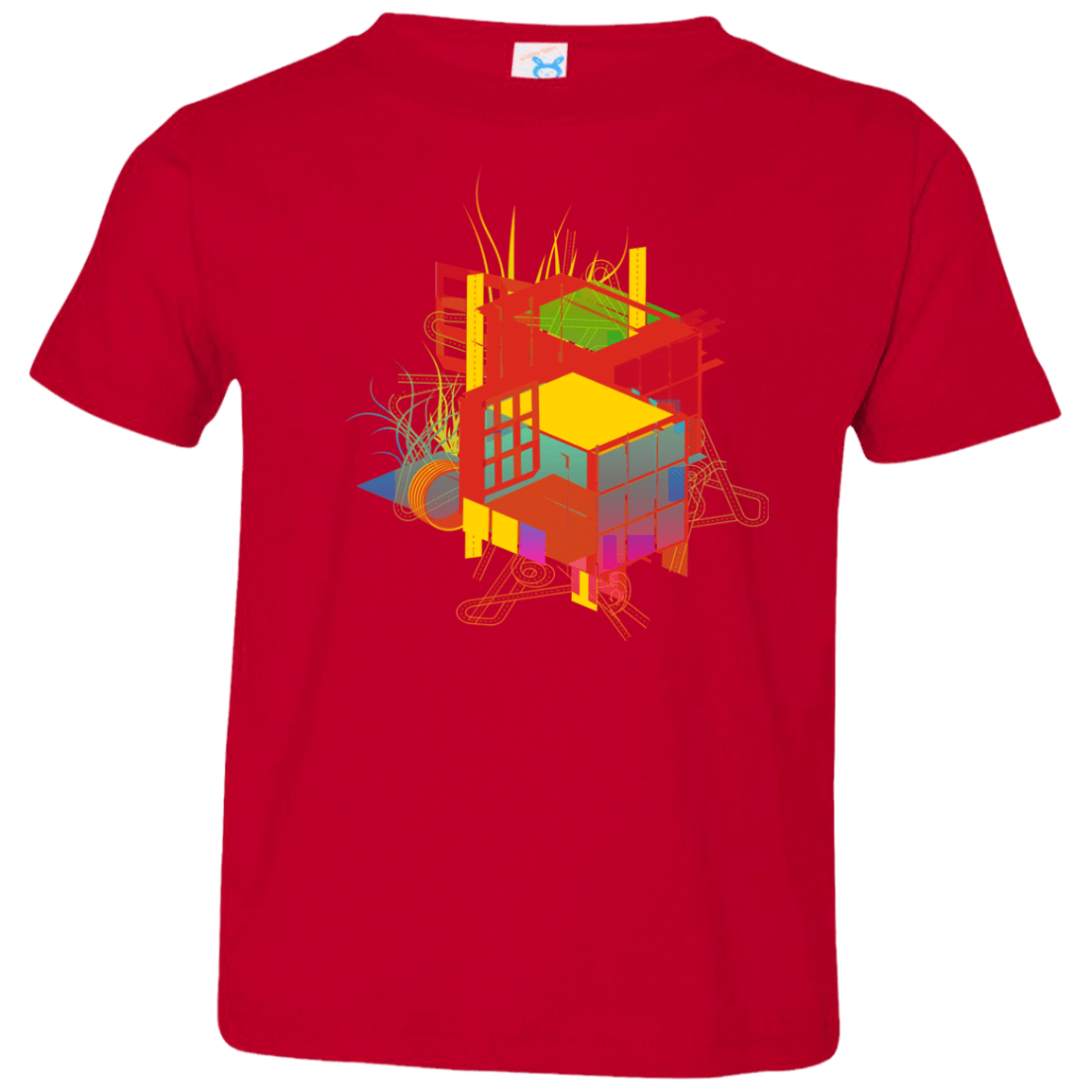 T-Shirts Red / 2T Rubik's Building Toddler Premium T-Shirt