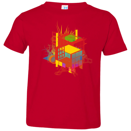 T-Shirts Red / 2T Rubik's Building Toddler Premium T-Shirt