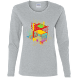 T-Shirts Sport Grey / S Rubik's Building Women's Long Sleeve T-Shirt