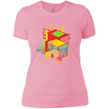 T-Shirts Light Pink / X-Small Rubik's Building Women's Premium T-Shirt