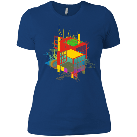 T-Shirts Royal / X-Small Rubik's Building Women's Premium T-Shirt