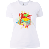 T-Shirts White / X-Small Rubik's Building Women's Premium T-Shirt