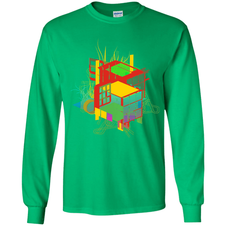 T-Shirts Irish Green / YS Rubik's Building Youth Long Sleeve T-Shirt